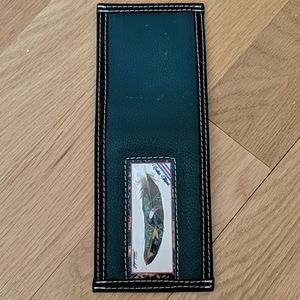 Green Vinyl Tucan Billfold